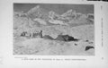 Original Old Antique Print 1914 High Camp Himalayas Kangchenjunga Mountain Snow