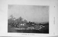 Original Old Antique Print 1915 Stag Hunting Sport Hounds Horses 20th Century