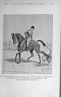Old Antique Print 1916 Colonel Hall Walker Cheshire Buttercup Horse Hunt 20th