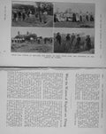 Original Old Antique Print 1916 Photograph Women England Fields France Farming