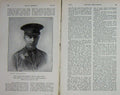 Original Old Antique Print 1916 Portrait Lieutenant Cecil Argo GWar 20th