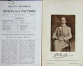 Original Old Vintage Print 1918 Portrait Mr W.B Danby Huntsman Sport 20th