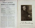 Original Old Vintage Print 1919 Portrait Mr J. Rooke Rawlence Huntsman 20th
