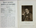 Original Old Vintage Print 1919 Portrait Mr Richard Ord Sportsman 20th Century