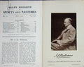 Original Old Vintage Print 1919 Portrait Mr J.G Williams Sportsman 20th Century