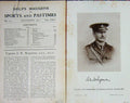 Original Old Vintage Print 1921 Portrait Captain J.E Rogerson Huntsman 20th