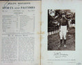 Original Old Vintage Print 1921 Portrait Mr H. Atherton Brown Horseman 20th