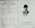 Original Old Vintage Print 1921 Portrait Mr Frederic Straker Huntsman 20th