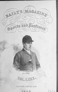 Original Old Antique Print Frontispiece Portrait 1903 Jim Beavan Huntsman Sport