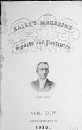 Original Old Antique Print Frontispiece Portrait 1910 Charles Gillson Sportsman