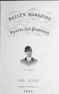 Original Old Antique Print Frontispiece Portrait 1912 Will Batchelor Huntsman