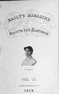 Original Old Antique Print Frontispiece Portrait 1914 F. Templeman Jockey Sport