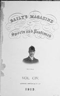 Old Antique Print Frontispiece Portrait 1915 Will Back Jockey Sportsman 20th