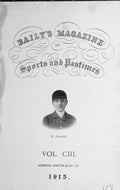 Original Old Antique Print Frontispiece Portrait 1915 R. Reyns Huntsman Sport
