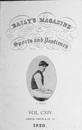 Old Vintage Print Frontispiece Portrait 1920 F. Bullock Jockey Sportsman 20th