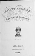 Old Vintage Print 1920 Mr F.B Rees Jockey Frontispiece Portrait Sportsman 20th