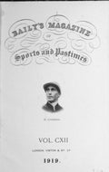 Old Vintage Print Frontispiece Portrait 1919 E. Crickmere Jockey Sports 20th
