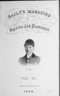 Original Old Antique Print Frontispiece Portrait 1908 W. Boore Huntsman Sport