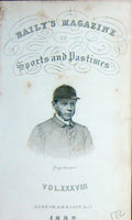 Original Old Antique Print Frontispiece Portrait 1882 George Champion Jockey