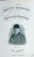 Original Old Antique Print Frontispiece Portrait 1904 Bridger Champion Huntsman