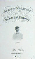 Old Antique Print Frontispiece Portrait 1910 J.B Hobbs Cricket Sportsman 20th