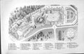 Antique Old Print *3486 C1917 Windsor Castle Plan London Tower Gateway Chapel