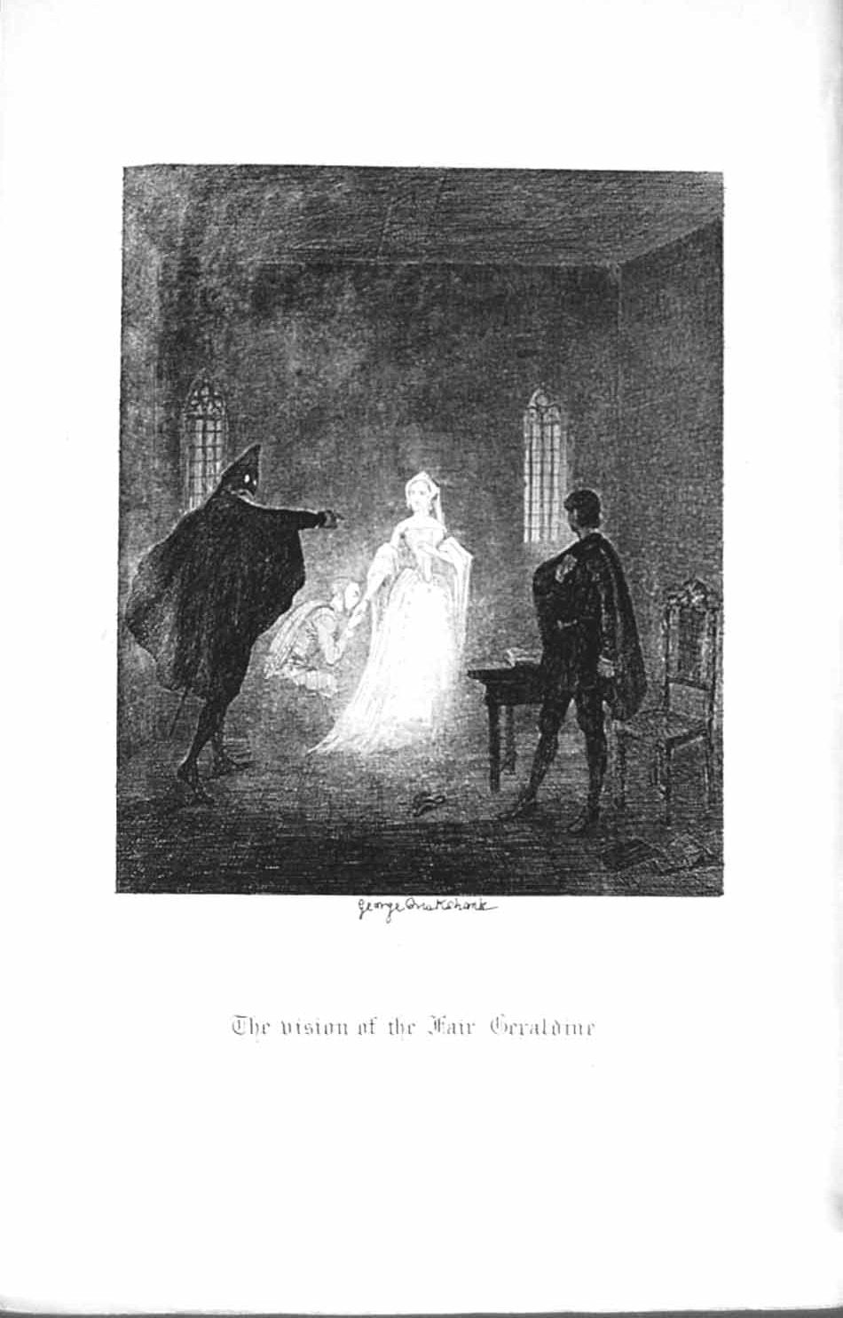 Antique Old Print *3494 C1917 Windsor Castle Vision Fair Geraldine Cruikshank