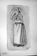 Antique Old Print *2492 1898 Haymarket Theatre May Mrs Brooke Little Minister