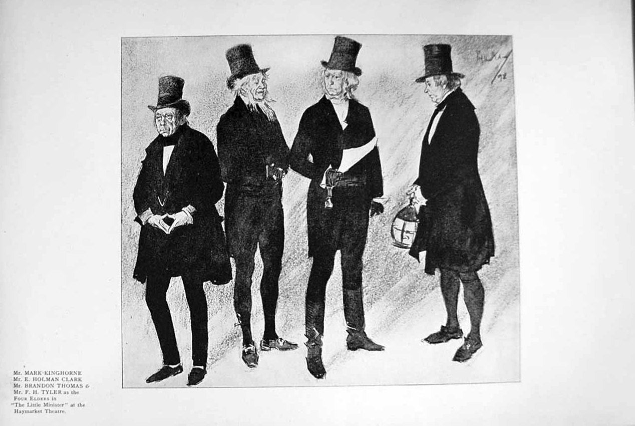 Antique Print *2497 1898 Haymarket Theatre May Minister Thomas Tyler Clark