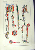 Antique Old Print Ref.787 1860 Art Illuminating Colour Design Shapes Patterns