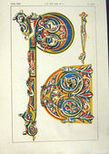 Antique Old Print *2516 1860 Art Illuminating Colours Patterns Design Shapes