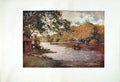 Original Old Antique Print *2536 1908 English Lakes Ferry Windermere Cooper