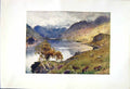 Antique Old Print *2571 1908 English Lakes Crummock Water Buttermere Cooper