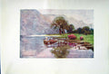 Antique Print *2588 1908 English Lakes Hazy Twilight Head Ullswater Cooper