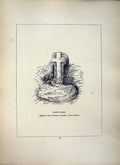 Original Old Antique Print *2627 1856 Sennen Green Cross Cornwall Blight