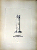 Original Old Antique Print *2630 1856 Cury Churchyard Cross Cornwall Blight