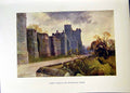 Antique Old Print *2665 C1912 England Winchester Tower Windsor Castle Colour