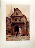 Antique Old Print *2686 C1912 England View Jasper'S Gateway Haslehrst Colour