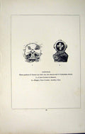 Antique Old Print *2741 C1858 Cornwall Cross Cardynham Church England Blight