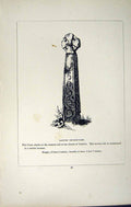 Antique Print *2742 C1858 Cross Cornwall Lanivet Churchyard England Blight
