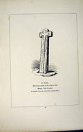 Antique Old Print *2761 C1858 Cross St. Cleer Well Cornwall England Blight
