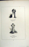 Antique Old Print *2769 C1858 Cross Crafthole Sheviock St. Minver Cornwall