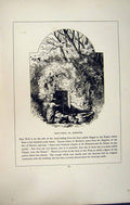 Antique Old Print *2777 C1858 Cornwall Holy-Well St. Dominick England Blight