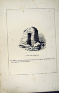 Old Antique Print *2779 C1858 Cornwall Well St. Carantocus England Blight