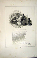 Antique Print *2780 C1858 St. John'S Well Morwenstow Glebe Cornwall Blight