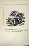 Original Old Antique Print *2782 C1858 Holy-Well Laneast Jordan Cornwall Blight