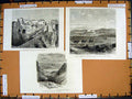 Antique Print *2852 C1890 Palestine Church Holy Sepulchre Esdraelon Galilee