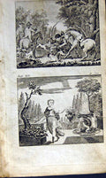 Old Antique Print *2880 1805 Mary Adams Fables Hound Huntsman Poet Rose