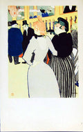 Old Vintage Print *2887 Toulouse-Lautrec Marx C1952 Moulin Rouge Colour