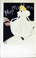 Old Vintage Print *2904 Toulouse-Lautrec Marx C1952 May Milton Dress Lady
